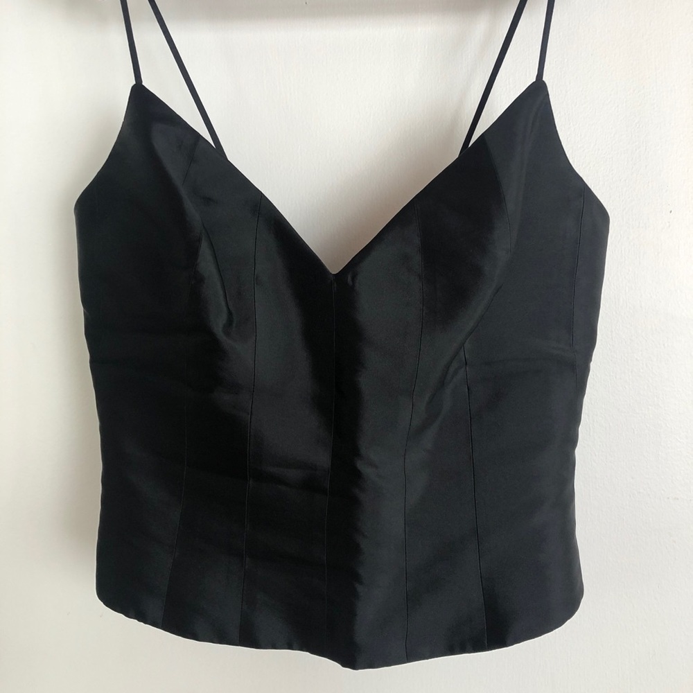 Vintage Jil Sander Silk Bustier Top